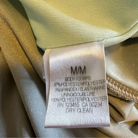 Design Lab Lord & Taylor Sage Mini Dress Size Medium - Picture 8 of 8